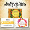 Aroma Treasures One Time Use Facial Mani Pedi Hair Spa Combo