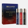 Bella Vita Organic Mood Collection Gift Set for Him | 3 x 15ml | Fragrance Discovery Kit