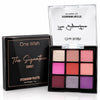 One Wish The Signature Midnight Glam Eyeshadow Palette 9g 9-in-1 High Pigment Matte Shimmer