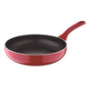 Bergner Bellini Plus Non-Stick Deep Fry Pan with Lid Induction Red - 28 cm /3.3 L