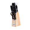 Bergner Shark Stainless Steel 8 Piece Knife Set with Block
