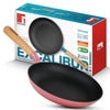 Bergner Excalibur Light Cast Iron 20cm Fry Pan Induction Bottom Pink