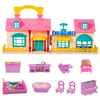 WISHKEY Plastic Doll House for Kids|Role Play Set Dolls House for Girls