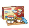 Signoraware Elegant Steel Bowl Set of 3 (625ml + 1000ml + 1375ml)