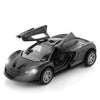 Chanak Die Cast Car for Kids Alloy Metal Pull Back Car Toy Car Toy Vehicle with Openable Doors & LED Lights Cars