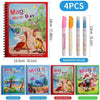 Toy Imagine 4-Pack Water Magic Coloring Books with Refillable Pens
