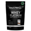 Nakpro Platinum Whey Protein Isolate | 82g Protein | Chocolate Cream - 1000 gms