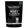 Nakpro Platinum Whey Protein Isolate | 82g Protein | Cookies & Cream Flavour - 1000 gms