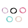 Bronson Professional Elastic Hair Rubber Bands Hair Ties Soft Stretchable Multicolor 20 Pcs