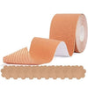 Bronson Professional Breast Roll Tape with 10 Nipple Covers Cotton Free Size Skin Colour