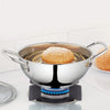 Borosil Cookfresh Stainless Steel Kadai 1.8L with Lid