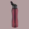 Borosil Grip N Sip Maroon Water Bottle