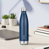Borosil Bolt Insulated Stainless Steel Bottle 500ml Blue Personalised
