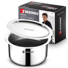 Bergner Hi-Tech Giro Tri-Ply Stainless Steel Tope with Lid 24cm 4.6L
