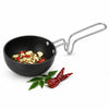 Tosaa Vagharia Hard Anodized Aluminium Tadka Pan 90mm Black