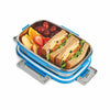 Signoraware Lock N Store Steel Rectangular Container 900ml with Steel Lid