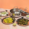 Vinod Stainless Steel 6 Pcs Deluxe Multi Kadai Induction Friendly
