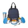 Signoraware Fusion Medium Steel Lunch Box with Tumbler