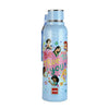 CELLO Puro Steel-X Benz Icon Insulated Water Bottle For Kids 500ml Sky Blue