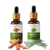 Nature Glow Sandalwood + Lemongrass Essential Oil Pack of 2 (30ml)