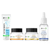 DERMA KR Morning to Night Sunscreen + Vit C Cream + Gold Pack + Ascorbyl Serum Pack of 4