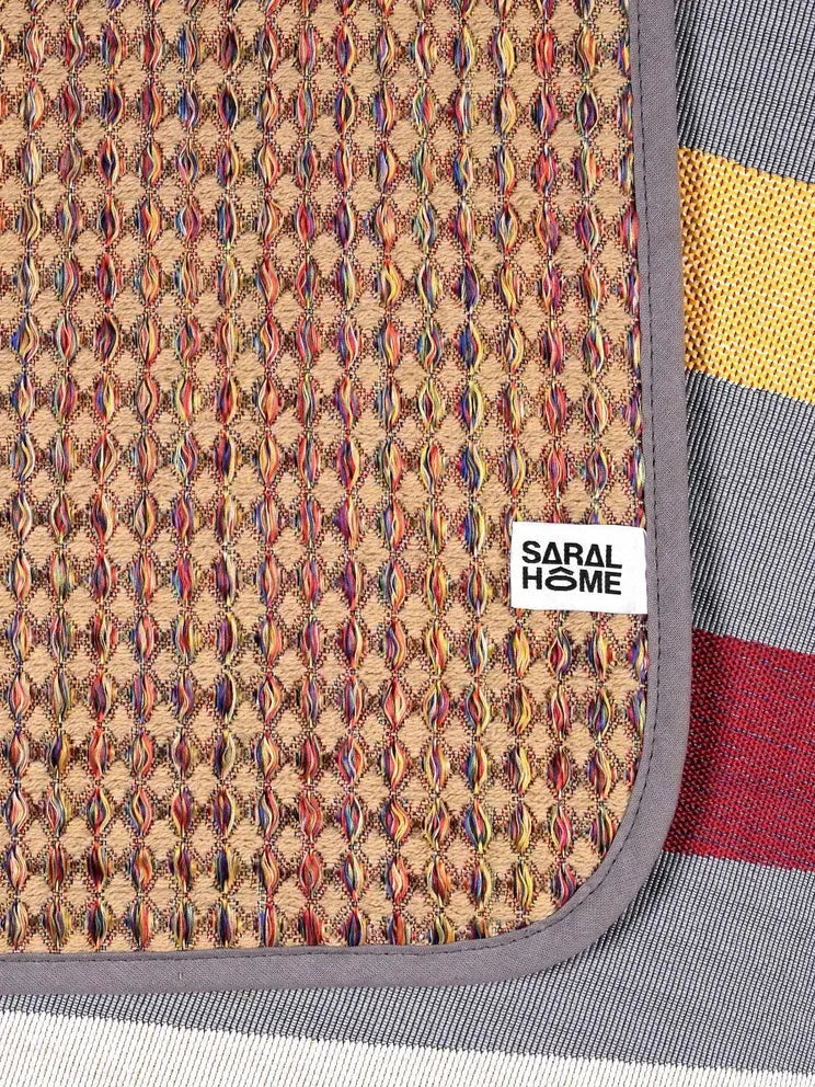 Saral Home Rise Tapestry Anti Slip Yoga Mat