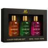 La French Unisex Perfume Gift Set Aquatic Citrus 3x30ml Long Lasting