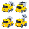WISHKEY Truck Push and Go Construction Truck Set