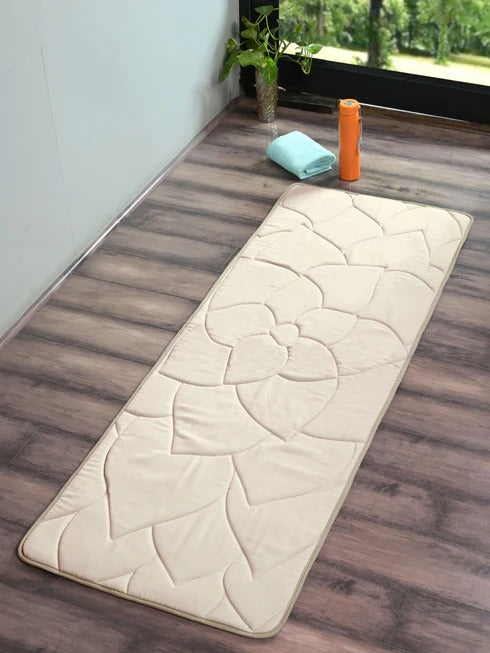 Saral Home Flower Anti Slip Yoga Mat