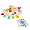 Jam & Honey Bear Face Montessori Shape Matching Puzzle
