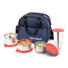 Signoraware Stylish Steel Lunch Box with Steel Tumbler