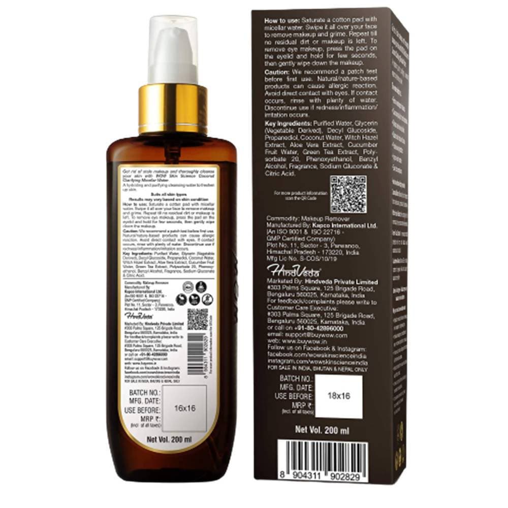 Wow Skin Science Coconut Clarifying Micellar Water - 200 ml