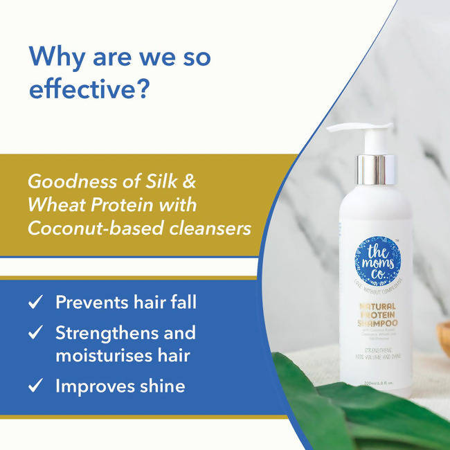 The Moms Co Natural Protein Shampoo - 200 ml
