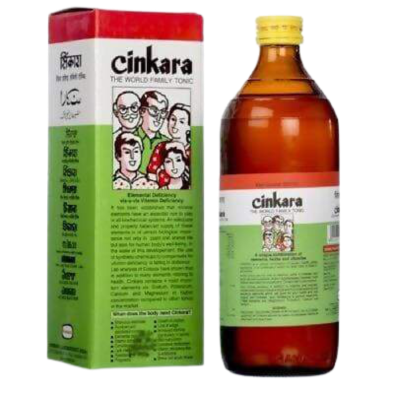 Hamdard Cinkara Multivitamin Syrup - 500 ml