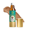 Buddha Natural Liquid Foundation Matte - Warm Mocha - 100% Ayush Certified - No Chemicals - Flawless Matte Look Naturally