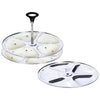 USHA SHRIRAM Stainless Steel Idli Maker 3 Plates 15 Idlis Removable Bakelite Handle