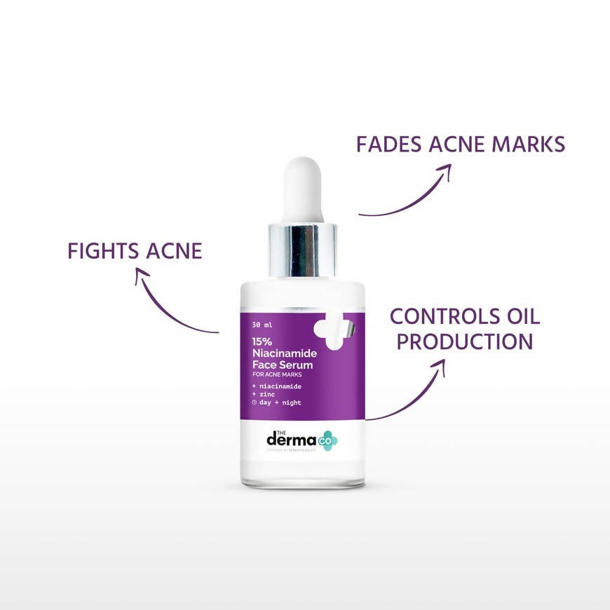 The Derma Co 15% Niacinamide Face Serum For Acne Mark - 30 ml