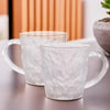 UMAI Set of 2: Glass Tea Cups - Lead-Free Elegant Design | 280ml | Transparent