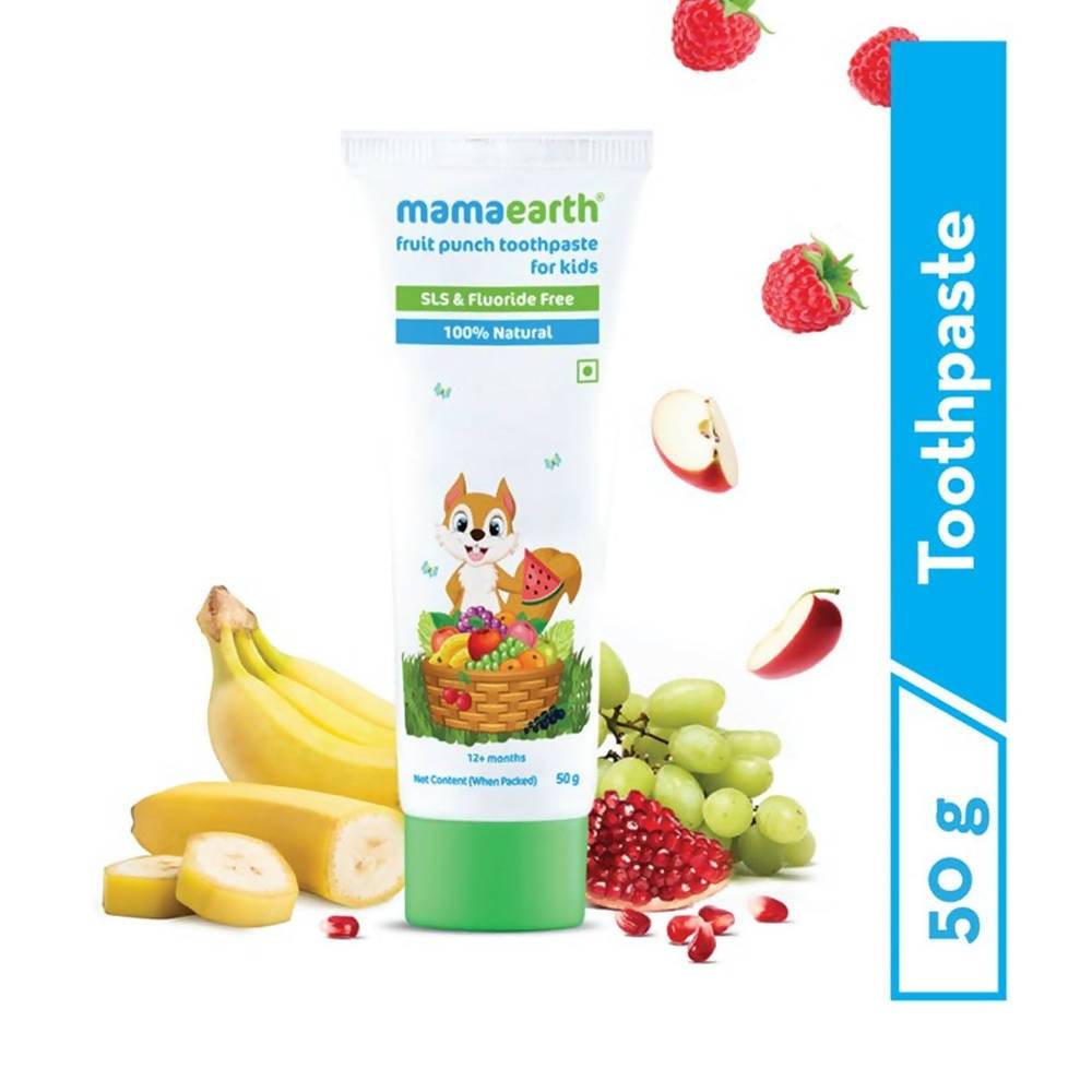 Mamaearth Fruit Punch Toothpaste For Kids - 50 gms