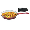 UMAI Cast Iron Frying Pan 25cm Enamel Coated Rust Proof Silicon Sleeve Gas Induction