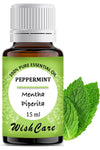 WishCare Peppermint Essential Oil - 100% Pure - 15 ml