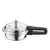 Vinod Platinum Triply Stainless Steel Deep Pan Pressure Cooker Mini with Lid Induction Friendly