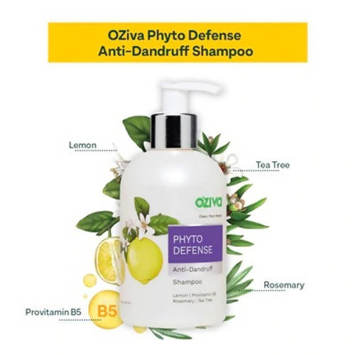 OZiva Phyto Defense Anti-Dandruff Shampoo - 200 ml