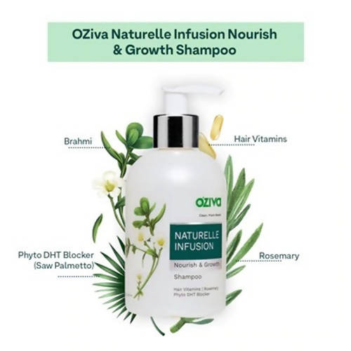 OZiva Naturelle Infusion Nourish & Growth Shampoo - 200 ml