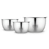 Classic Essentials MICROSAFE Stainless Steel Portion Bowl Set 3pc (750ml+1000ml+1500ml)