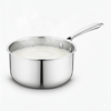 Esspy Tri-Ply Stainless Steel Sauce Pan | Tri-Ply Milk/Tea Pan | Gas, Stove and Induction Compatible for Fast Cooking | Riveted Long Handle | Food Safe & PFOA Free | Scratch Resistant
