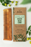 Nat Habit Dual Tooth Kacchi Neem Comb Multi-Action