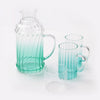 UMAI Borosilicate Glass Water Jug 1200ml + 2 Cups 280ml Gift Set