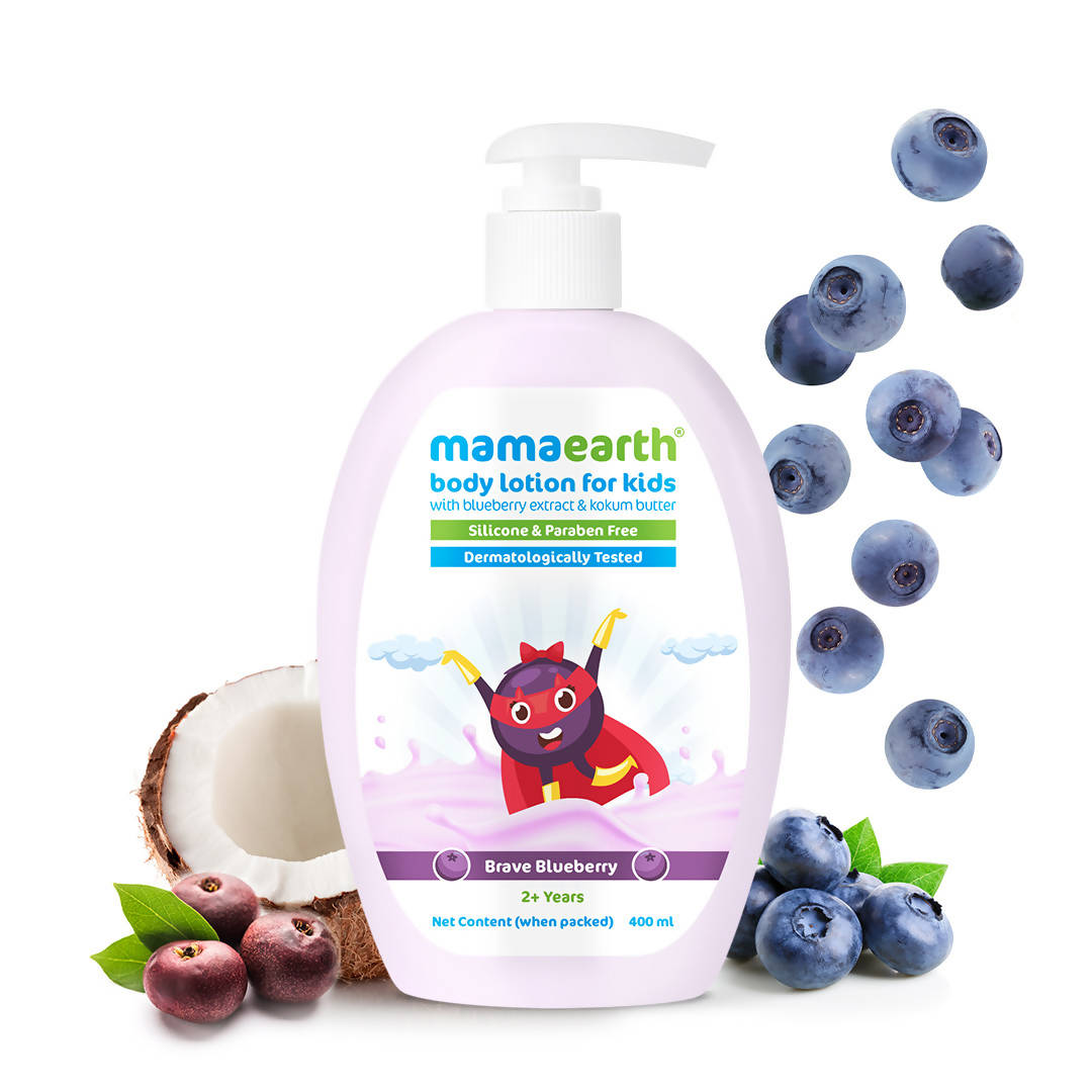 Mamaearth Brave Blueberry Body Lotion For Kids - 400 ml