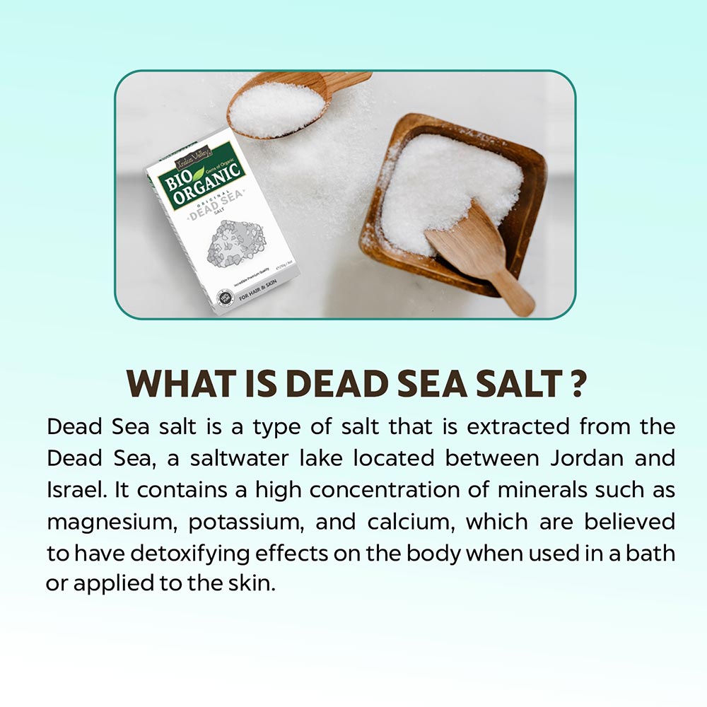 Indus Valley Bio-Organic Original Dead Sea Salt - 250gm - DesiPick